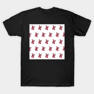 Red ballet shoes print T-Shirt